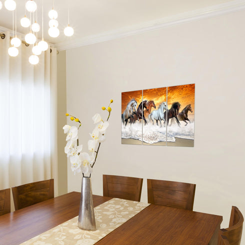 Wandbilder Wohnzimmer XXL Pferde Moderne Bilder Tiere